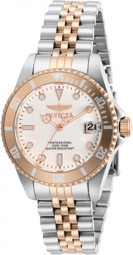 Invicta Pro Diver Quartz White Dial Ladies Watch 29193