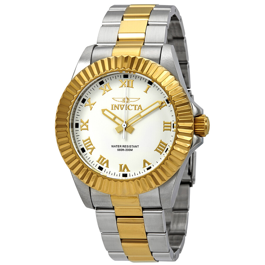 Invicta Pro Diver White Dial Two-tone Men's Watch 16740