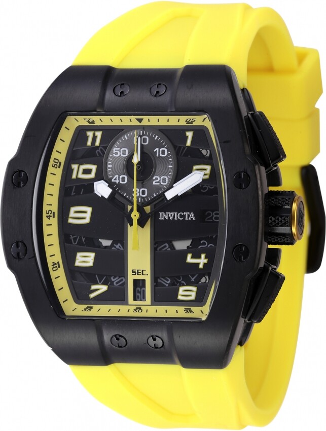 Invicta Racing Chronograph Quartz Black Dial Men's Watch 47371