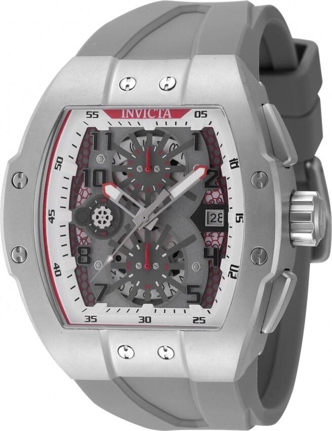 Invicta Racing Chronograph Quartz Grey Dial Men's Watch 48026