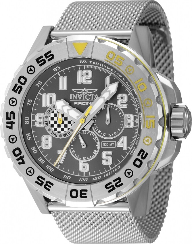 Invicta Racing Quartz Black Dial Unisex Watch 47214
