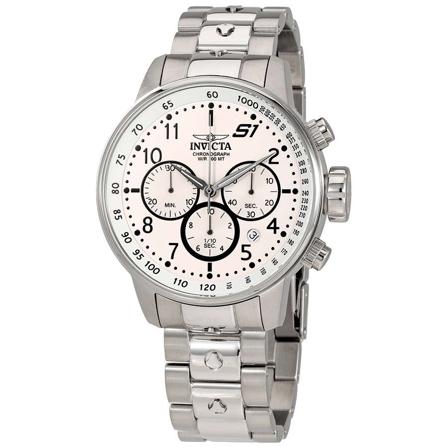 Invicta S1 Rally Chronograph Silver Dial Men's Watch 23078