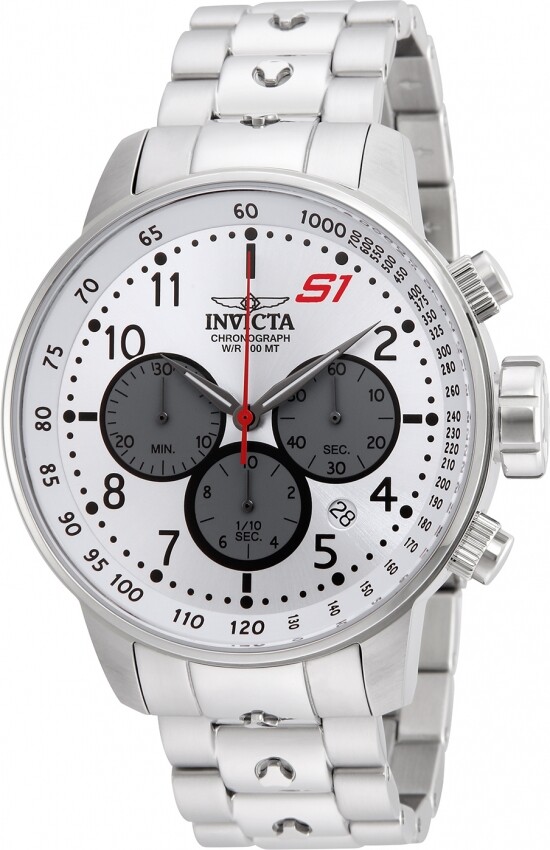 Invicta S1 Rally Chronograph Silver Dial Men's Watch 23083