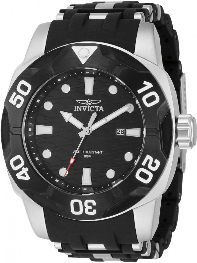 Invicta Sea Spider Quartz Date Black Dial Men's Watch 44116
