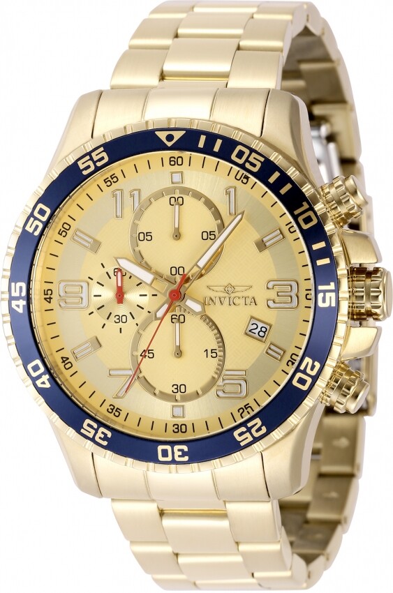 Invicta Specialty Chronograph Quartz Gold Dial Men's Watch 49095