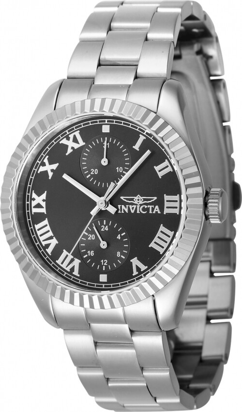 Invicta Specialty Date GMT Quartz Black Dial Ladies Watch 47434
