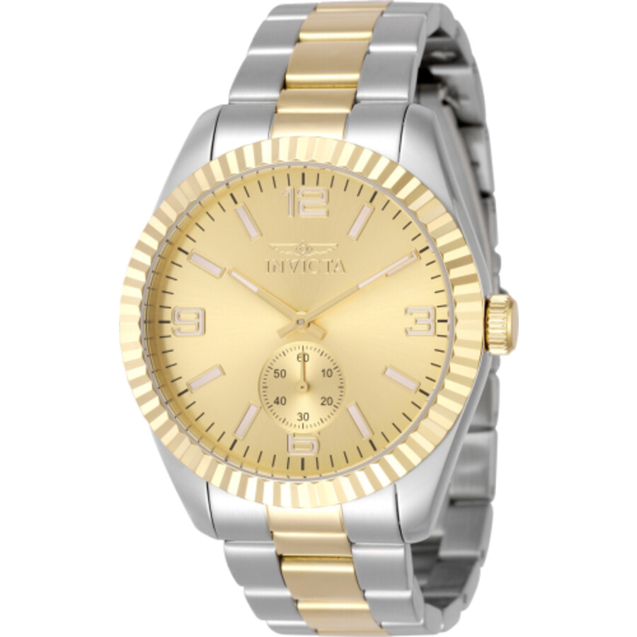Invicta Specialty Quartz Gold Dial Men's Watch 49388
