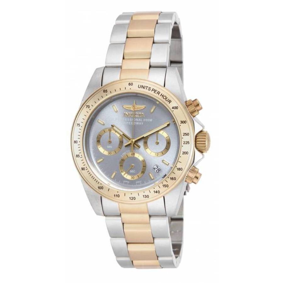 Invicta Speedway Chronograph GMT Quartz Grey Dial Men's Watch ILE9212A