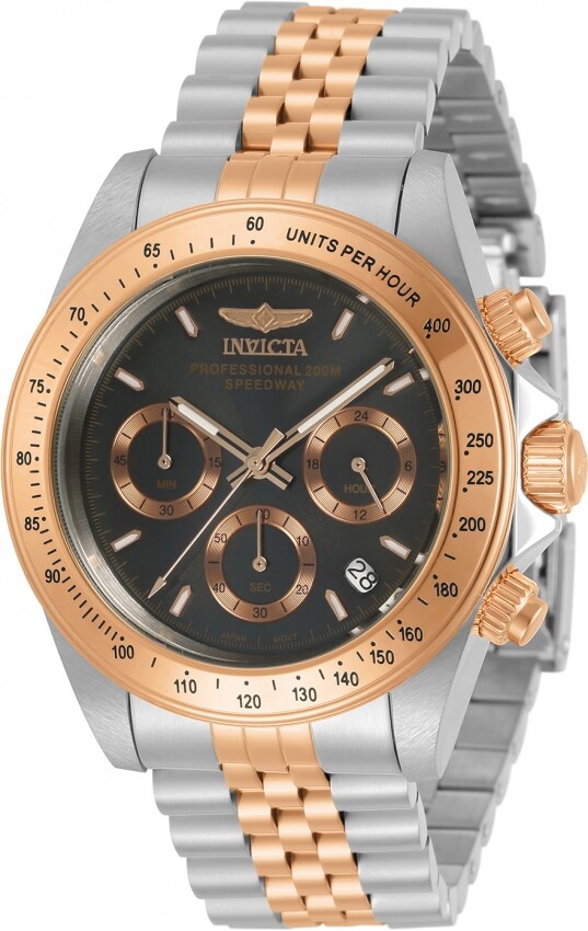 Invicta Speedway Chronograph Quartz Charcoal Dial Men's Watch 30993