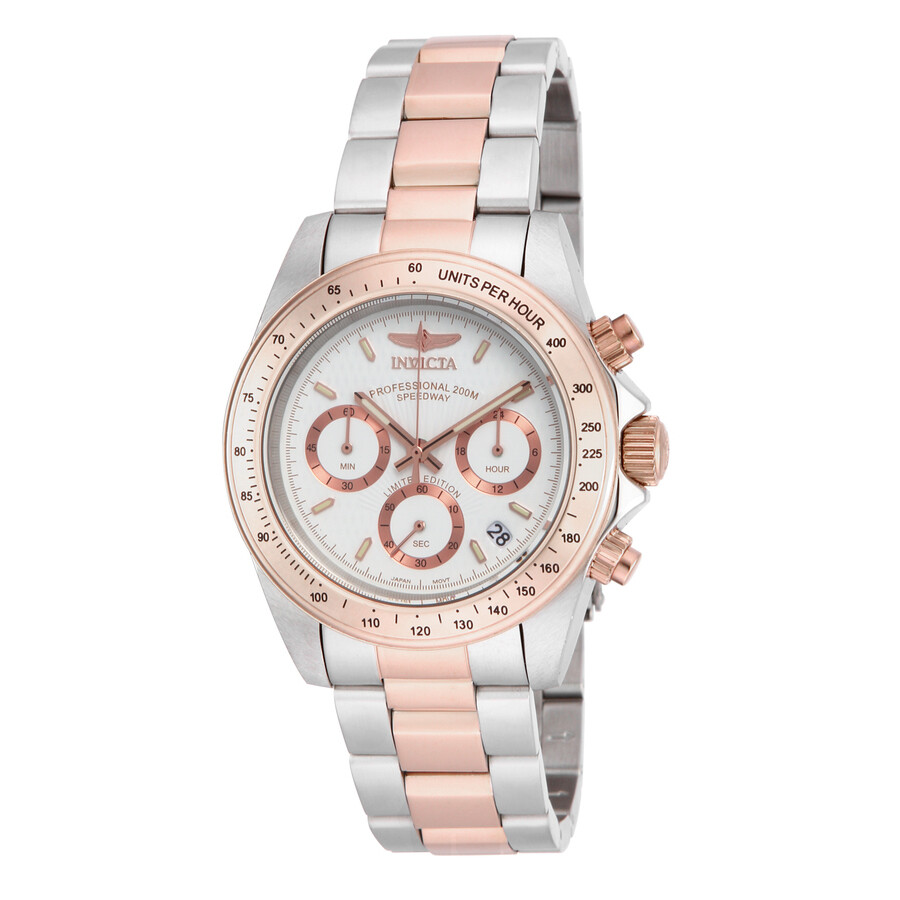 Invicta Speedway Chronograph Quartz White Dial Men's Watch ILE6932A