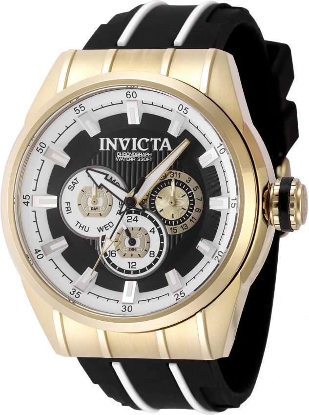 Invicta Speedway Quartz Black Dial Men's Watch 49055