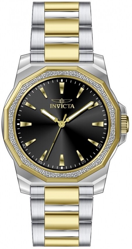 Invicta Speedway Quartz Crystal Black Dial Men's Watch 49105