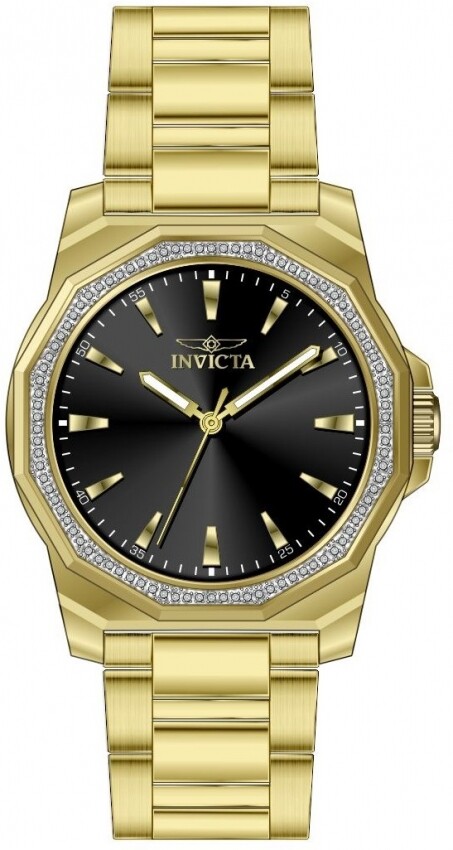 Invicta Speedway Quartz Crystal Black Dial Men's Watch 49107