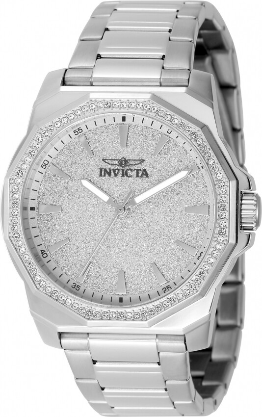 Invicta Speedway Quartz Crystal Silver Dial Men's Watch 49125