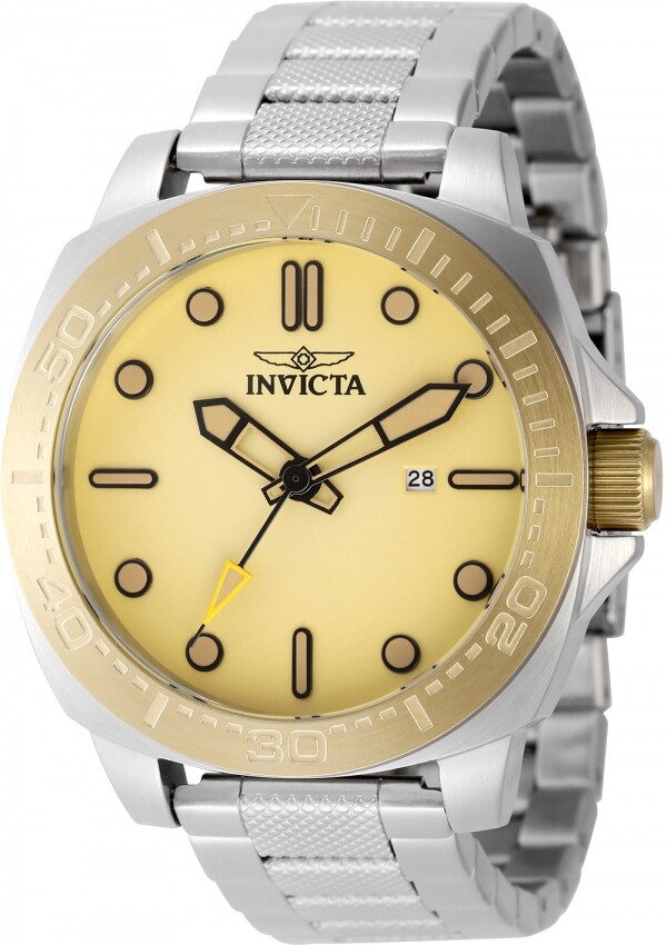 Invicta Speedway Quartz Yellow Dial Men's Watch 49102