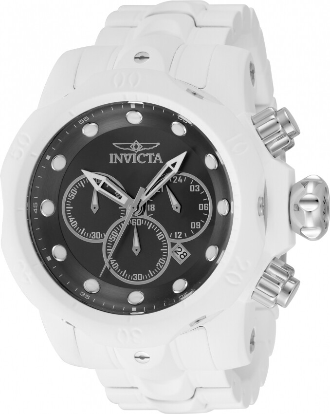Invicta Venom Phantom Chronograph GMT Quartz Gunmetal Dial Men's Watch 48223