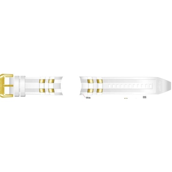 Invicta Watch 26mm White Polyurethane Strap (for Pro Diver 20288) C00190PUWHTGT