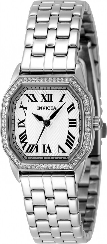 Invicta Wildflower Quartz Crystal Silver Dial Ladies Watch 48998