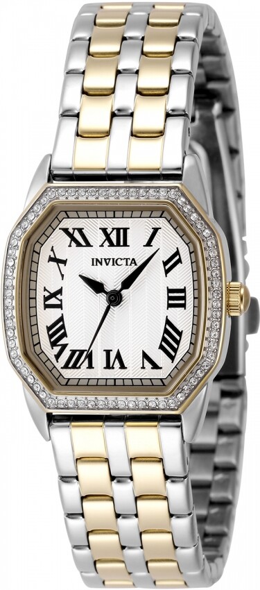 Invicta Wildflower Quartz Crystal Silver Dial Ladies Watch 48999