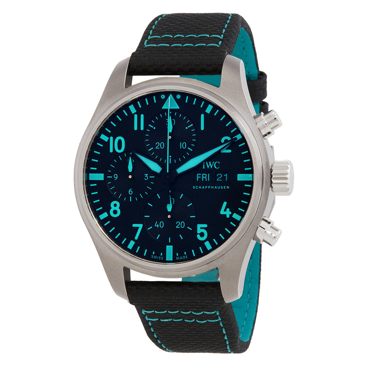 IWC Pilot Chronograph &quot.mes
rcedes-AMG Petronas Formula One Team" Automatic Men's Watch IW388108