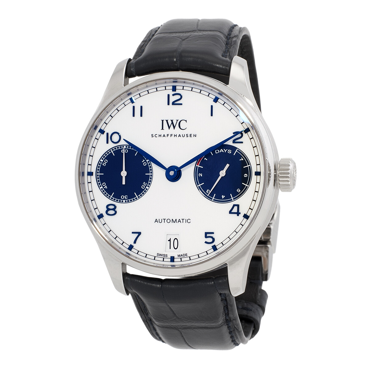 IWC Portuguese 7-Day Automatic White Dial Men's Watch IW500715
