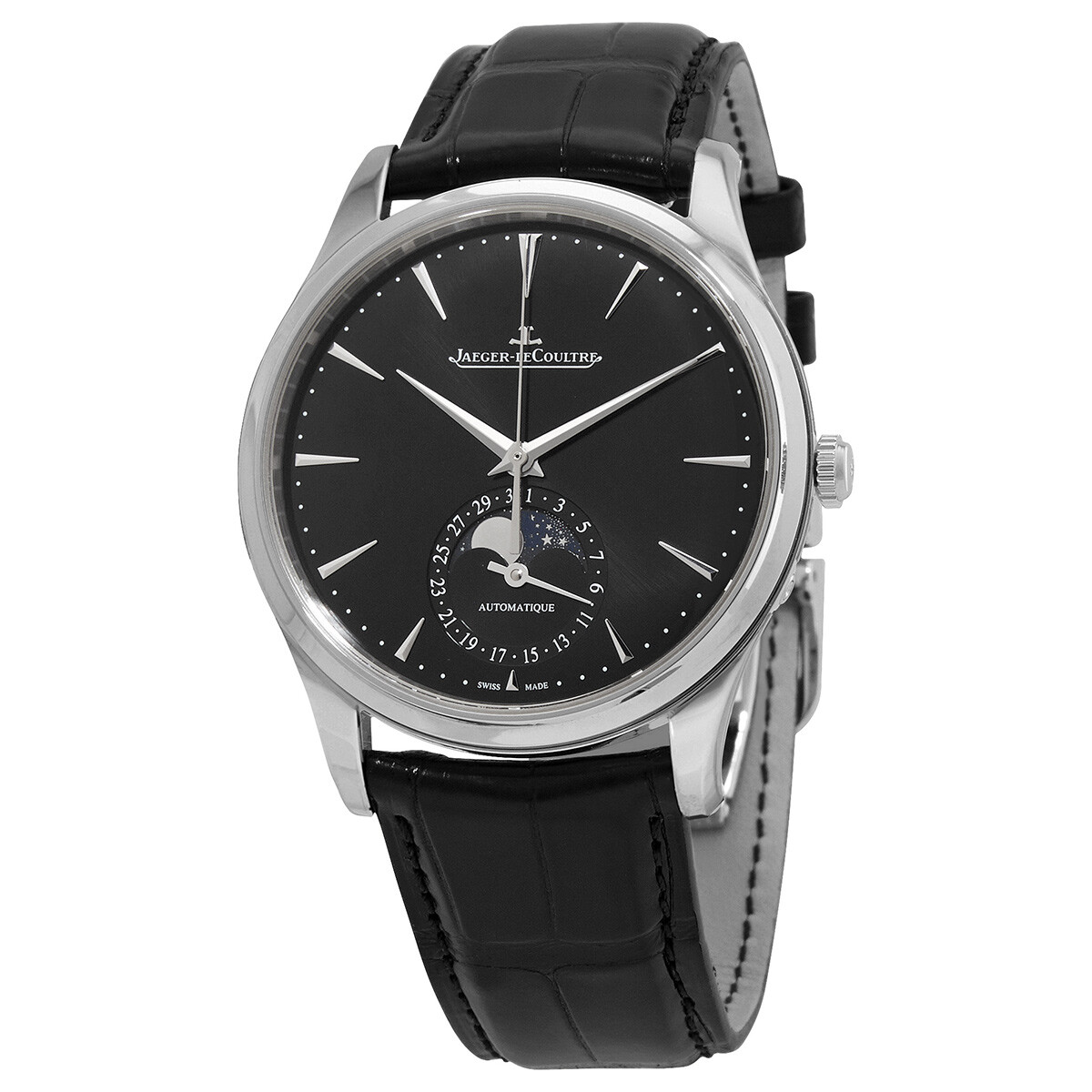 Jaeger LeCoultre Master Automatic Black Dial Men's Watch Q1368471