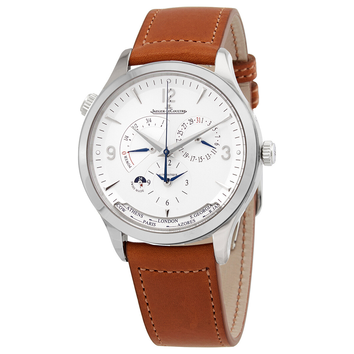 Jaeger LeCoultre Master Control Chronograph Automatic Silver Dial Men's Watch Q4128420