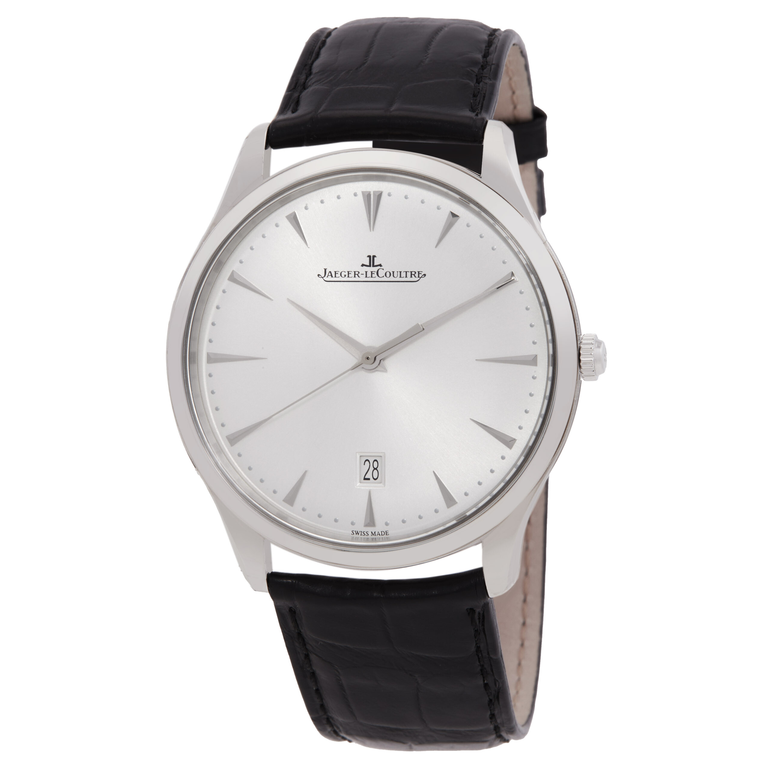 Jaeger LeCoultre Master Ultra Thin Automatic Silver Dial Men's Watch Q1288420