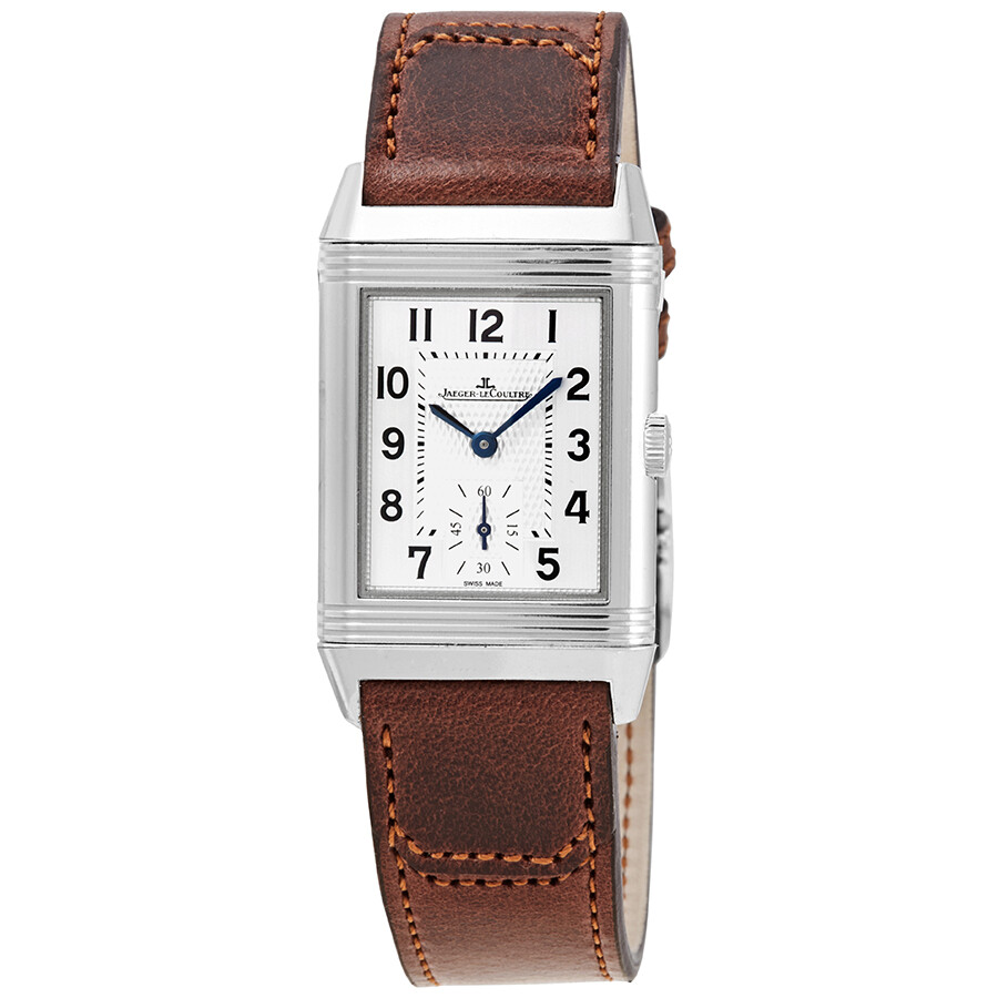 Jaeger-LeCoultre Reverso Classic Medium Duoface Small Seconds Stainless Steel / Silver / Leather Q2458422