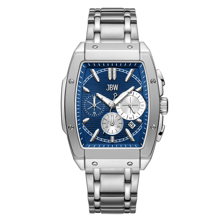 JBW Echelon Collection Chronograph Quartz Blue Dial Men's Watch J6409D