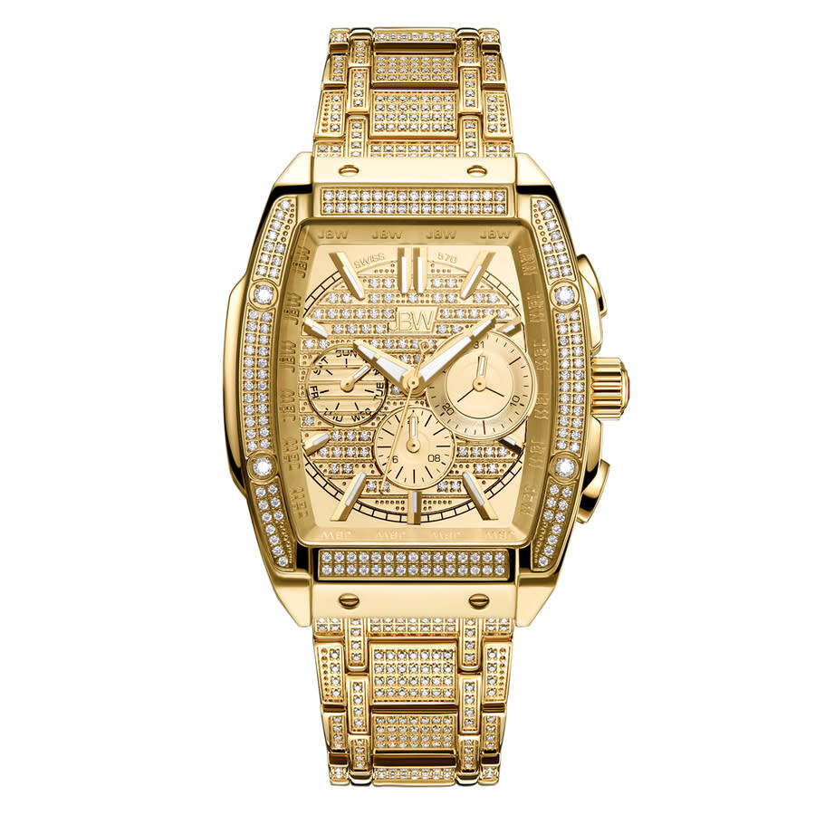 JBW Platinum Series Gold-tone Dial Men's Watch PS570A