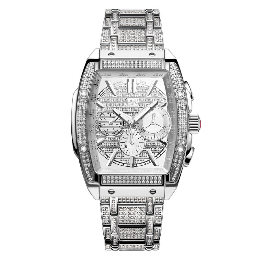 JBW Platinum Series Silver-tone Dial Men's Watch PS570B