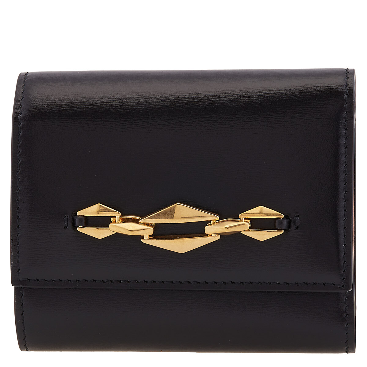 Jimmy Choo Nino Black Star Studs Long Wallet 132 NINO DCS