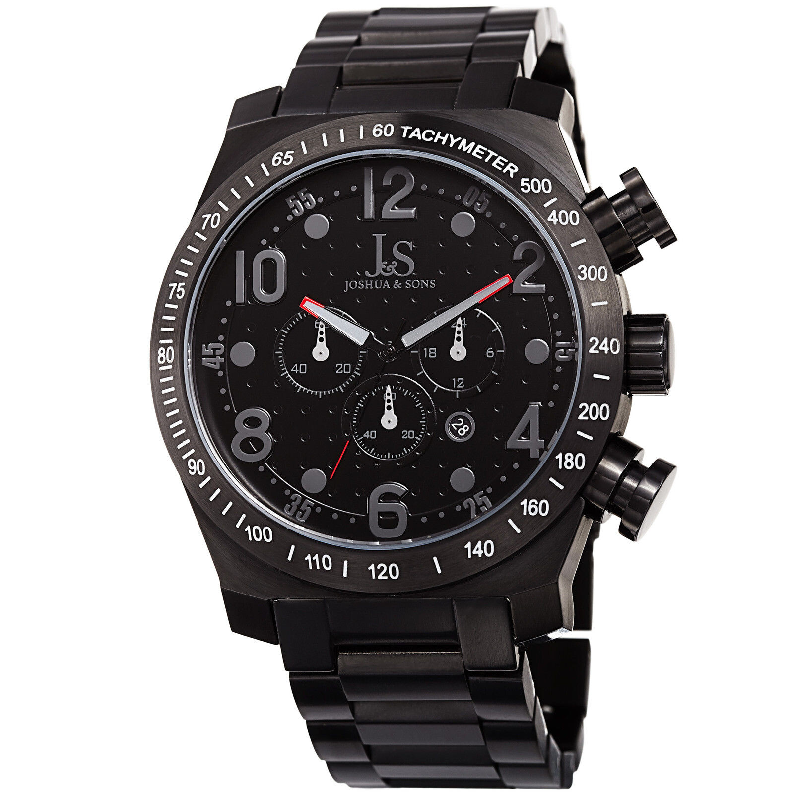 Joshua and Sons Chronograph Quartz Black Dial Men's Watch JX127GY