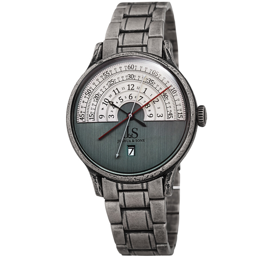 Joshua and Sons Date Blue Dial Men's Watch JX153SS