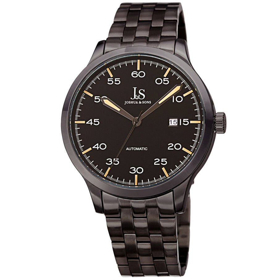Joshua and Sons Quartz Black Dial Men's Watch JX149BK