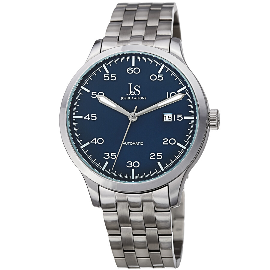 Joshua and Sons Quartz Blue Dial Men's Watch JX149SSBU
