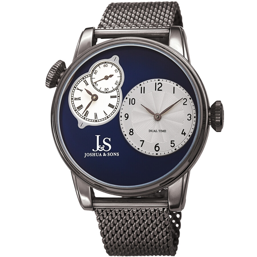 Joshua and Sons Quartz Blue Dial Men's Watch JX154GNBU