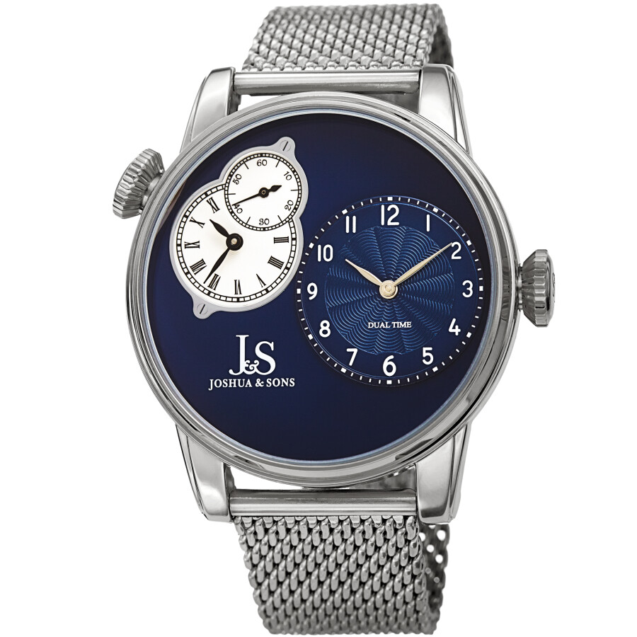 Joshua and Sons Quartz Blue Dial Men's Watch JX154SSBU