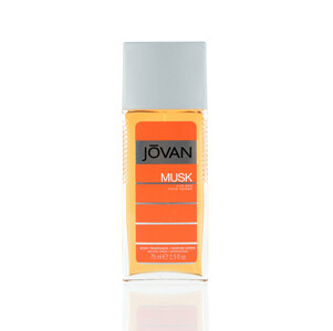 Musk Men Jovan Body Fragrance Glass (m)