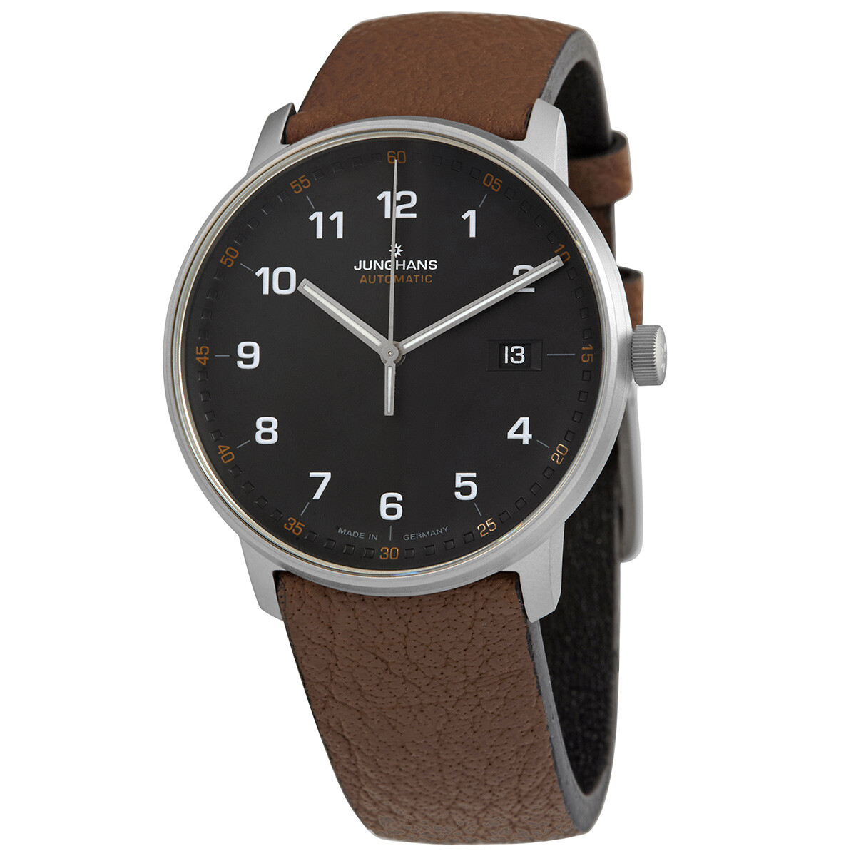 Junghans Form A Titan Automatic Matte Black Dial Men's Watch 027/2002.00
