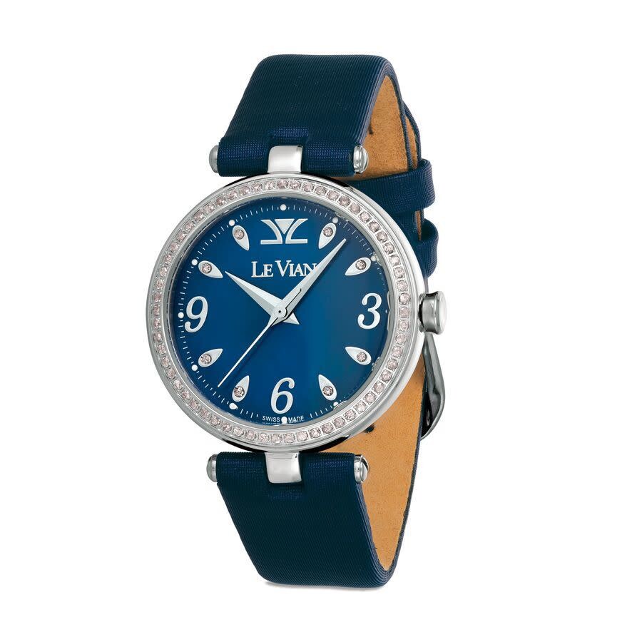 Le Vian Le Vian Time Quartz Diamond Blue Dial Ladies Watch LV19006-DD