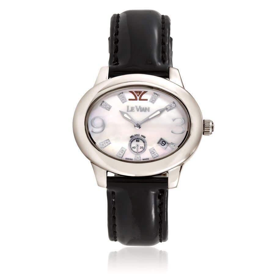 Le Vian Le Vian Time Quartz White Dial Men's Watch LVL500MSSMP
