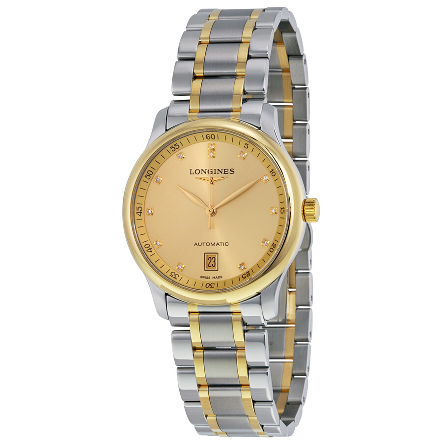 Longines Master Automatic Diamond Champagne Dial Men's Watch L2.628.5.37.7