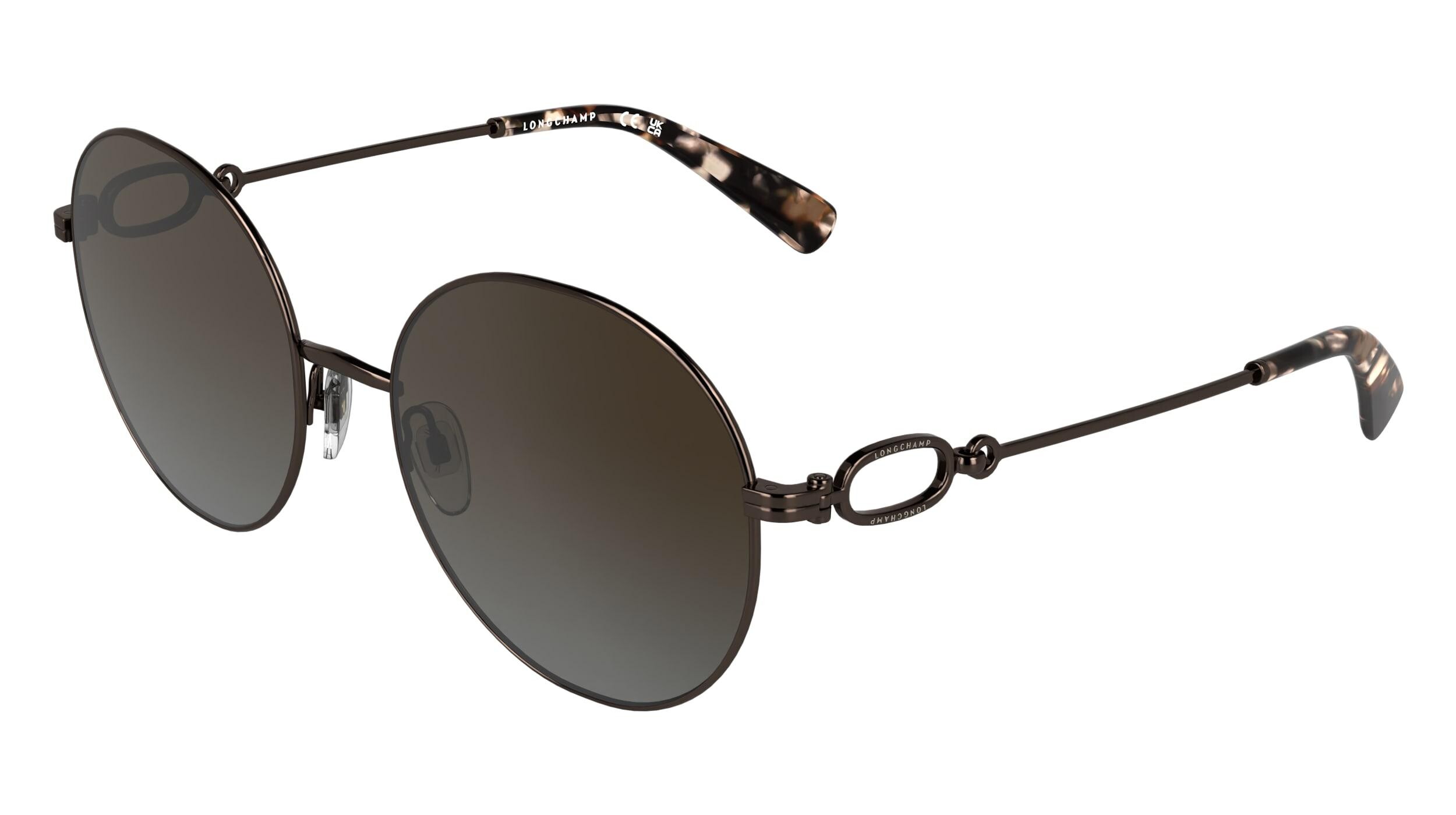 Longchamp Grey Gradient Square Ladies Sunglasses LO632S 001 