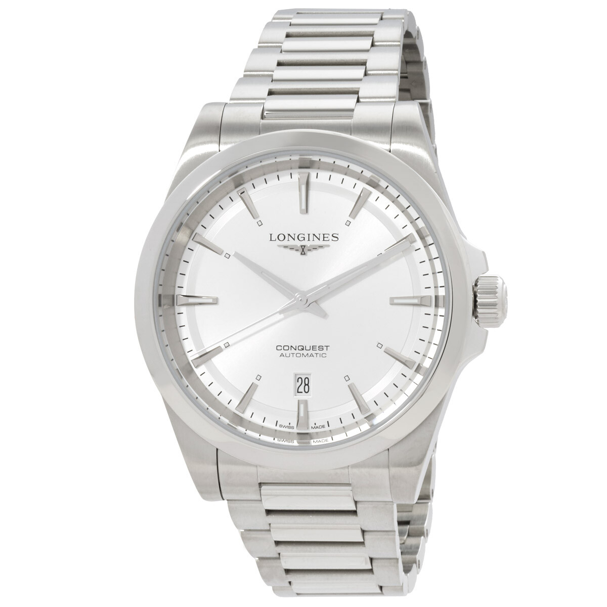 Longines Conquest Automatic Silver Dial Men's Watch L3.830.4.72.6