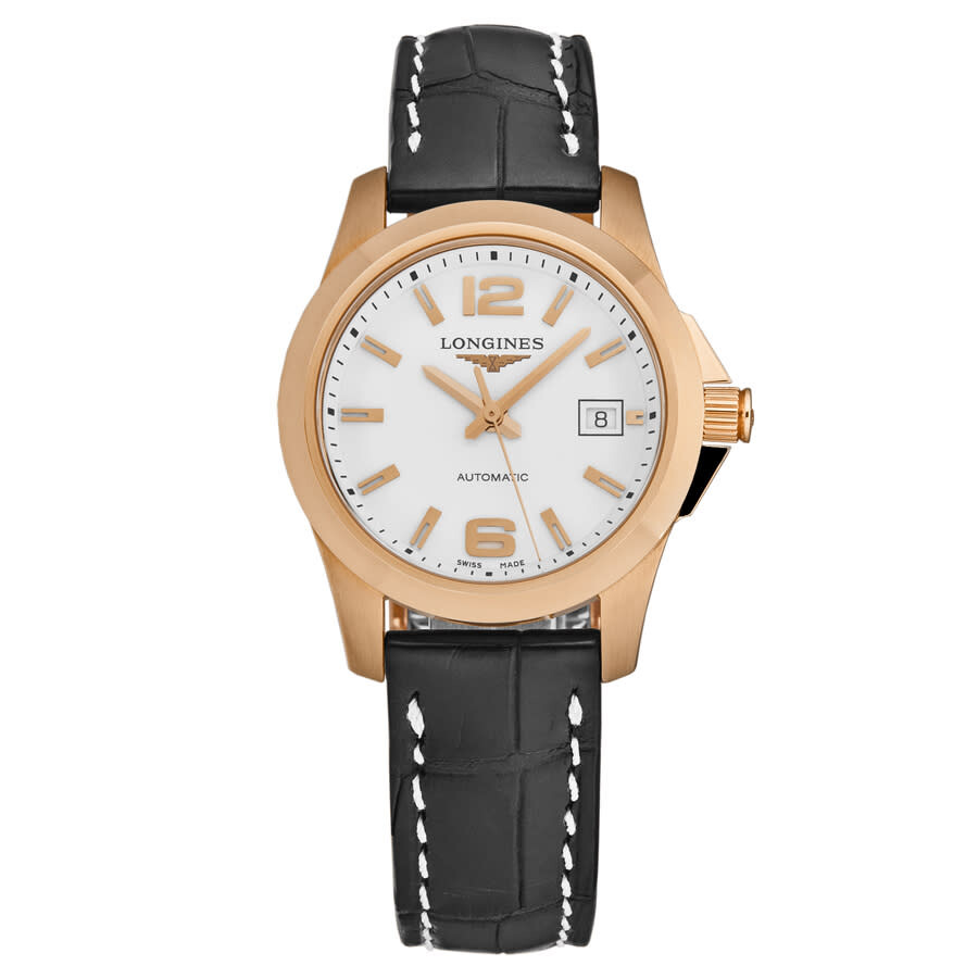Longines Conquest Automatic White Dial Ladies Watch L3.276.8.16.3