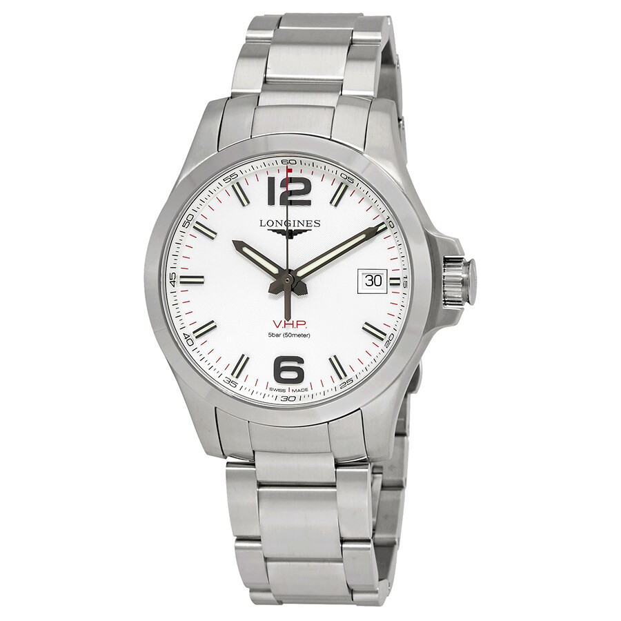Longines Conquest V.H.P. Silver Dial Men's Watch L3.716.4.76.6