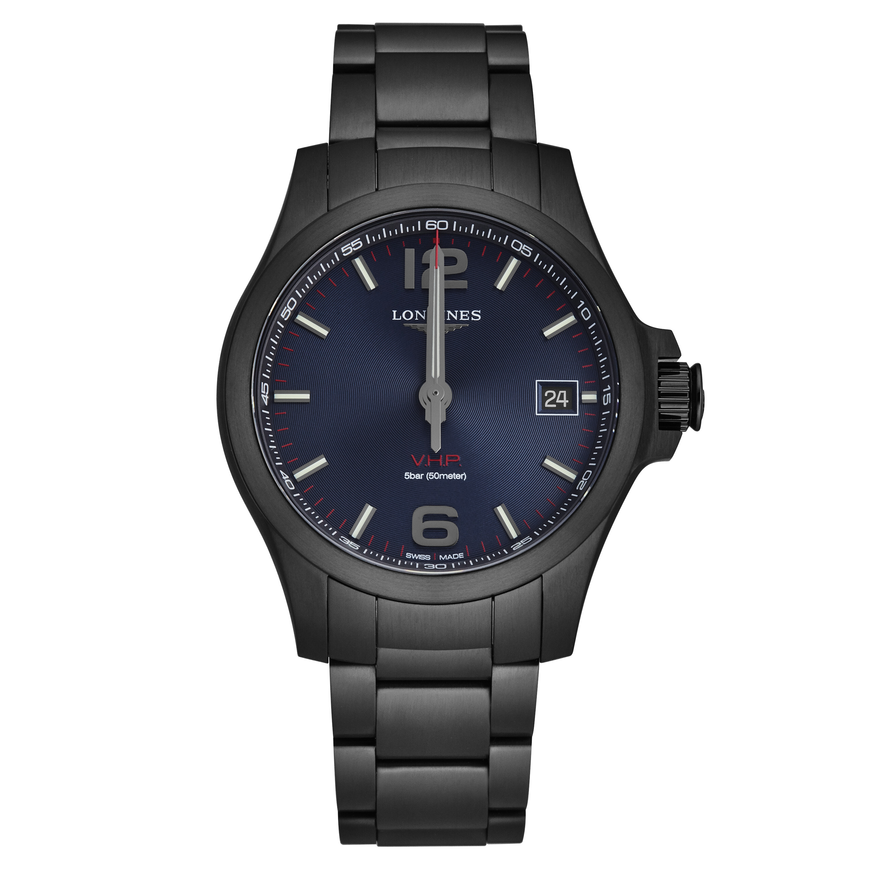 Longines Conquest V.H.P. Quartz Blue Dial Men's Watch L3.716.2.96.6