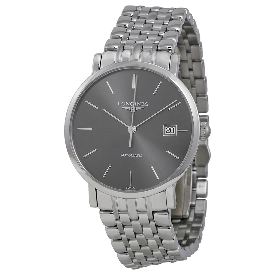 Longines Elegance Automatic Grey Dial Men's Watch L48104726